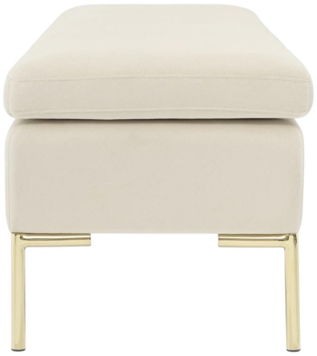Michael Amini® Zennia Ivory Accent Bench-3