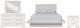 New Classic® Home Furnishings Sapphire 4-Piece White Queen Panel Bedroom Set-0