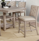 Furniture of America® Ledyard 2-Piece Rustic Natural Counter Stool Set-2