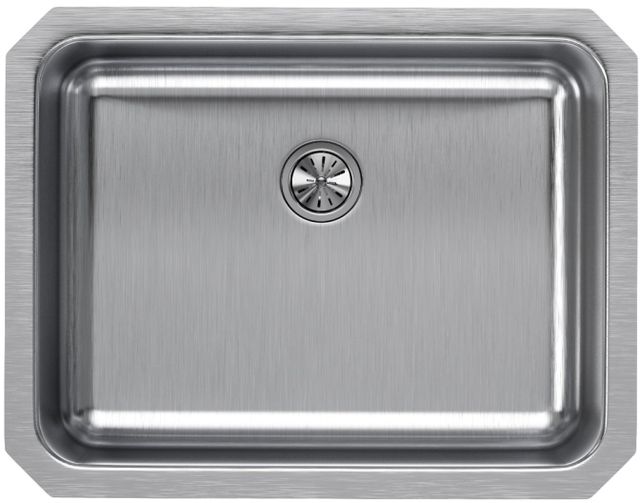 Elkay Lustertone® Classic Lustrous Satin 23-1/2" x 18-1/4" x 7-1/2" Single Bowl Undermount Sink with Perfect Drain®-1