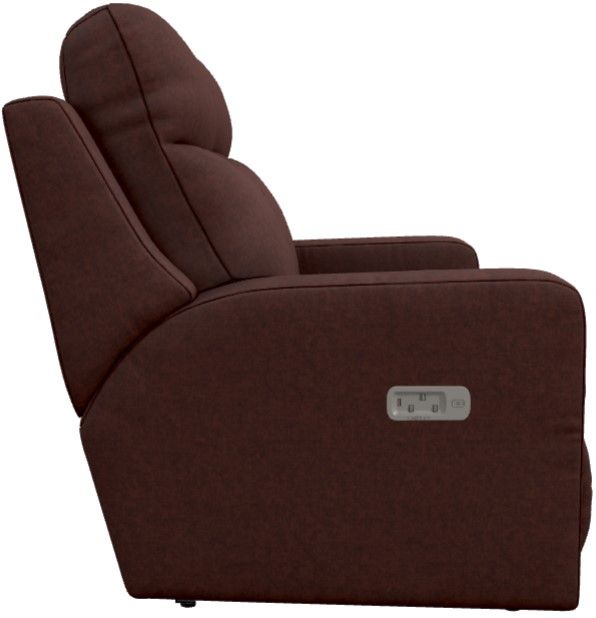 La-Z-Boy® Emmons Brick Power Reclining Loveseat with Headrest and Lumbar-2