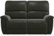La-Z-Boy® Norris Shitake Leather La-Z-Time® Power-Recline™ With Power Headrest Full Reclining Loveseat-0