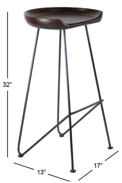 Deco Marche Brown 32" Bar Stool-3