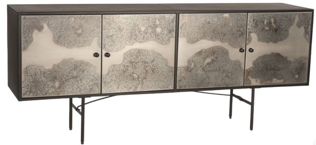 Home Trends & Design Moab Oxidized Black Sideboard-0