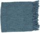 Surya Tobias Teal 51"x71" Throw Blanket-0