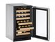 U-Line 2000 Series 18" 3.6 Cu. Ft. Stainless Frame Built-In or Freestanding Wine Cooler-3