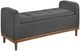 Homelegance® Brigitte Dark Gray Lift Top Storage Bench-0