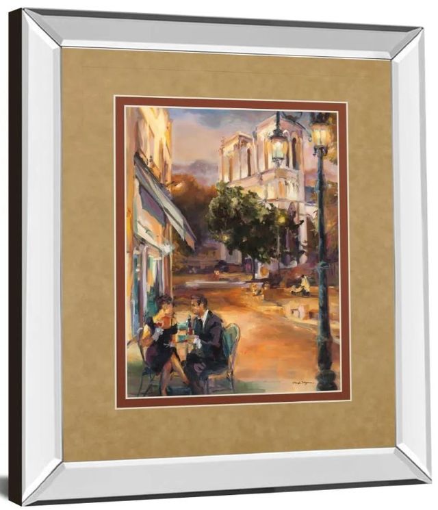Classy Art Twilight Time in Paris by Marilyn Hageman Mirror Framed Wall Art-1