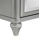 Elements International Avril Silver Chairside Table-4