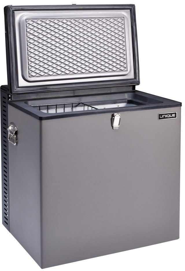Unique® Appliances 26" 2 Cu. Ft. Gray Liquid Propane Outdoor Freezer-1