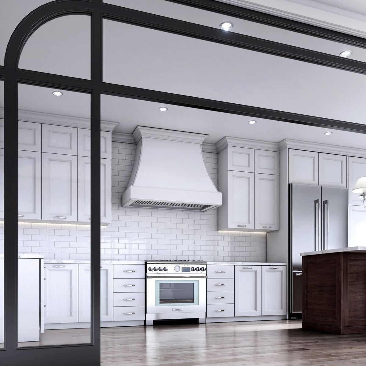 XO Fabriano Collection Insert Range Hood - Thumbnail 2