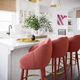 TOV Furniture Myla Salmon Swivel Counter Stool-1