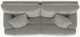 iAmerica Romeo Stone Layflat Power Reclining Sofa with Zero Gravity -4