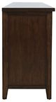 Jofran Inc. Urban Icon Merlot Electric Fireplace Media Console with Crystal Display-3