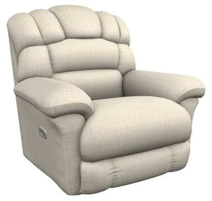 La-Z-Boy® Randell Cream Power Rocking Recliner with Headrest-0