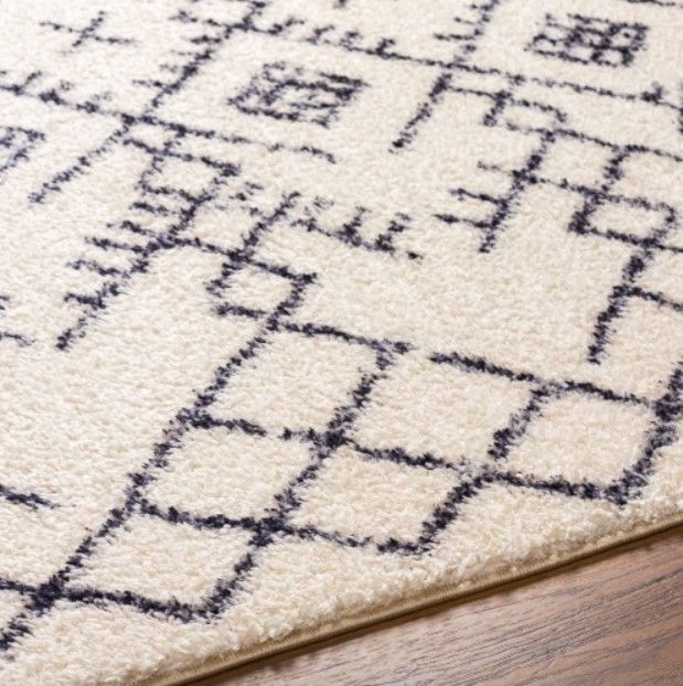 Surya Lykke Black/White 4'x6' Area Rug-4