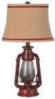Lamps Per Se Antique Red Table Lamp-0