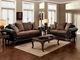 Furniture of America® San Roque Brown/Espresso Sofa-1