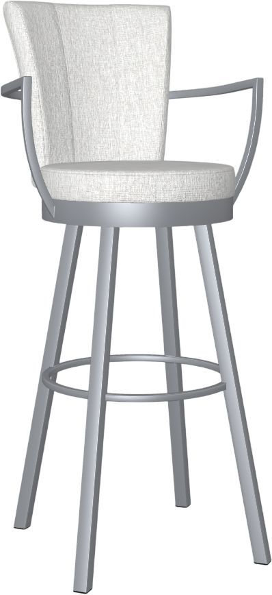 Amisco Customizable Cardin Swivel Spectator Stool-0