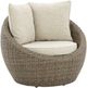 Signature Design by Ashley® Danson 2-Piece Beige Swivel Outdoor Lounge with Cushion-2