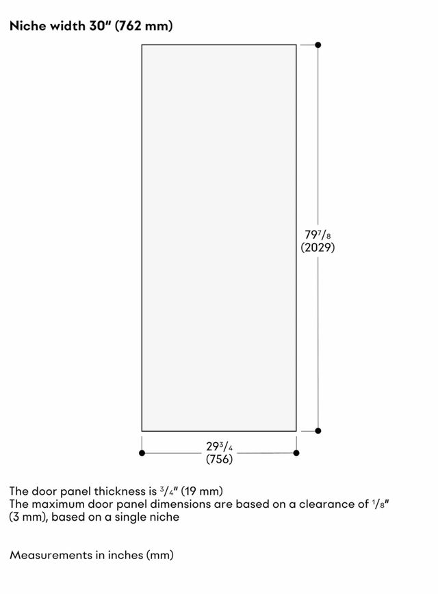 Gaggenau Vario Cooling Expressive Series 30" Dark Brushed Stainless Steel Door Panel-1