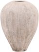 Dovetail Furniture Cream Striped Small Pot-0