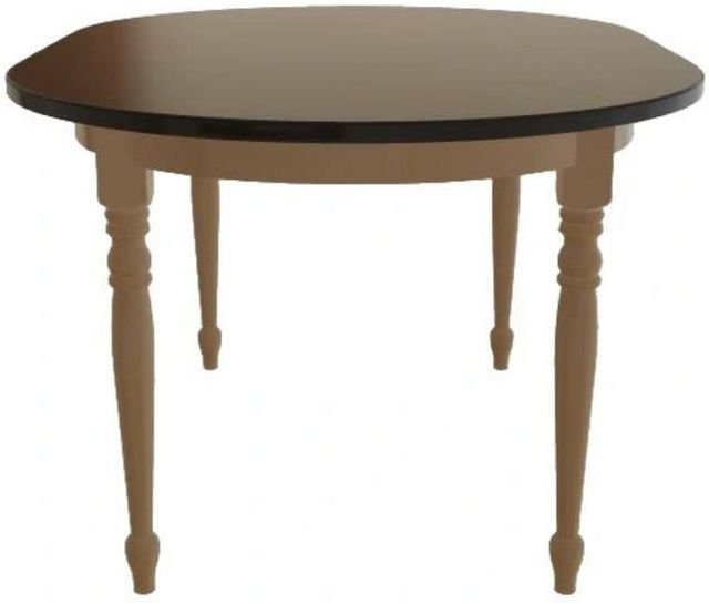 Mavin Customizable 42" x 48" Oval Extendable Dining Table with 12" Leaf-2