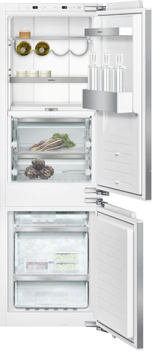 Gaggenau 200 Series 22" 8.3 Cu. Ft. Panel Ready Softclose® Flat Hinge Built-In Bottom Freezer Refrigerator-1