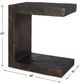 Uttermost® Obra Golden Dark Bronze Aluminum Indoor-Outdoor Side Table-2