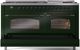Ilve® Nostalgie II Series 60" Emerald Green Pro Style Dual Fuel Range-4