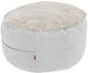 CordaRoy's® Nest Cream Bunny Fur Pouf Footstool-0