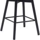 Armen Living Sicily Gray/Black Swivel Bar Stool-4