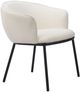 Zuo® Modern Essen Black/Ivory Dining Arm Chair-0