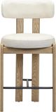 TOV Furniture Odessa Cream Leather Counter Stool-3