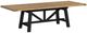 Intercon Hendricks Raven/Rustic Wheat Trestle Table-3