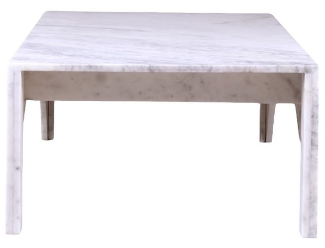 Meridian Furniture Palermo White Marble Coffee Table-2