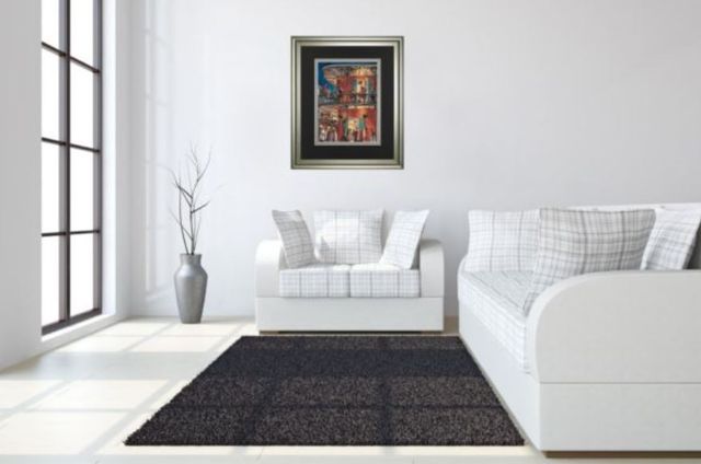 Classy Art Green/Red New Orleans Street by Lourengo, D. Wall Art-2