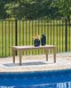 Signature Design by Ashley® Hyland Wave Driftwood Outdoor Plastic Cocktail Table-4