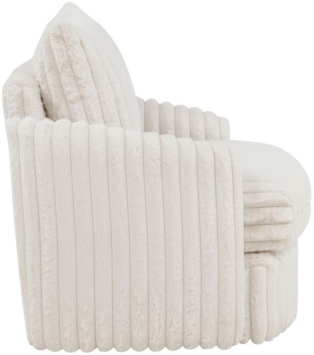 Coaster® Sarco Ivory Upholstered Swivel Arm Chair-3