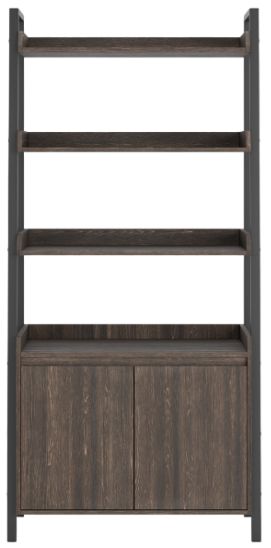 Signature Design by Ashley® Zendex Dark Brown 72" Bookcase-3