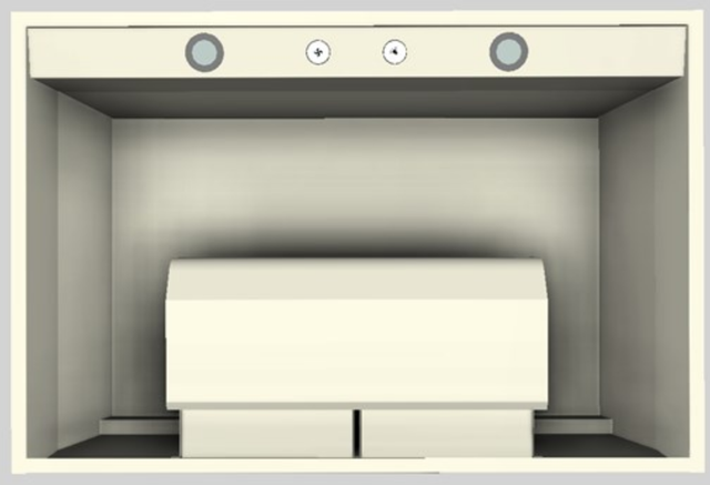 Vent-A-Hood® Designer Series 36" Biscuit Wall Mounted Range Hood-3