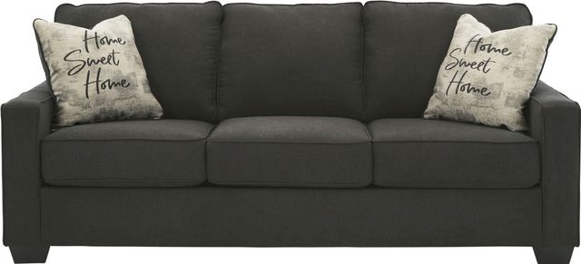Signature Design by Ashley® Lucina Charcoal Queen Sleeper Sofa-1