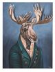 Renwil® Leandre Blue Wall Painting-0