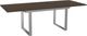 Amisco Customizable Burton 96" Rectangular Extendable Table with 1" White Oak Veneer Top and 1 Leaf-1