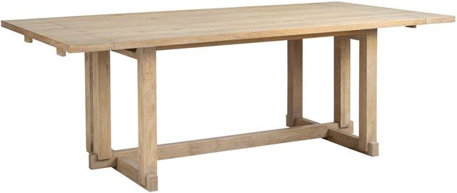aspenhome® Modern Loft Modern Khaki Extendable Trestle Dining Table-0