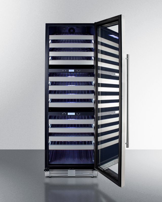 Summit® 24" Triple Zone Wine Cellar-3