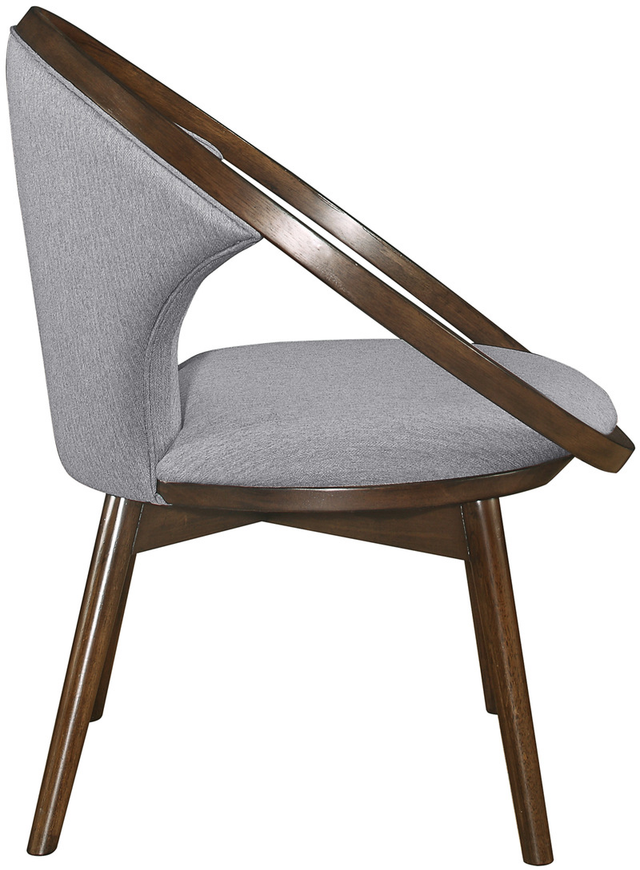 Mazin Furniture Lowery Gray Upholstered Accent Chair-2