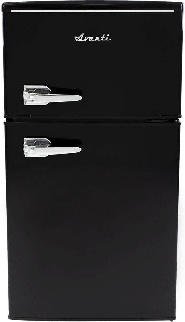 Avanti® Retro Series 18" 3.0 Cu. Ft. Black Compact Refrigerator