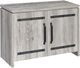 Coaster® Enoch Grey Driftwood 2-Door Accent Cabinet-0