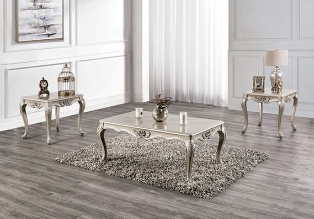 Furniture of America® Rochester Champagne Coffee Table-1